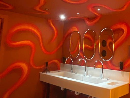 graffiti en madrid restaurante beata pasta goya