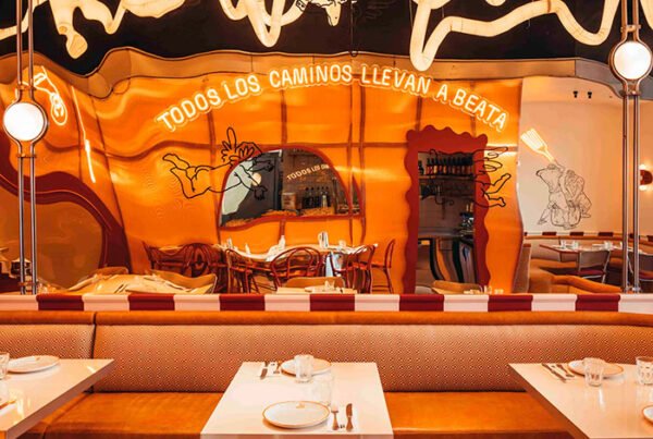 graffiti en madrid restaurante beata pasta goya