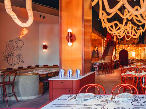 graffiti en madrid restaurante beata pasta goya