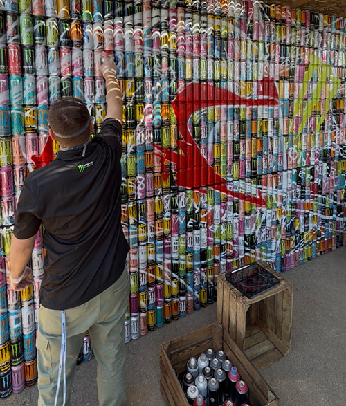 graffiti en directo motogp barcelona