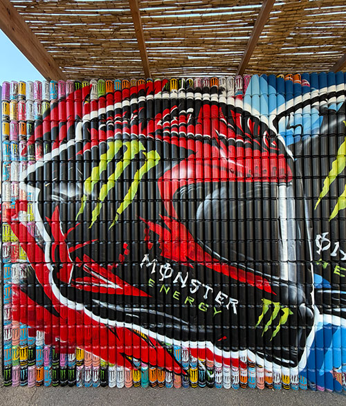 graffiti en directo motogp barcelona