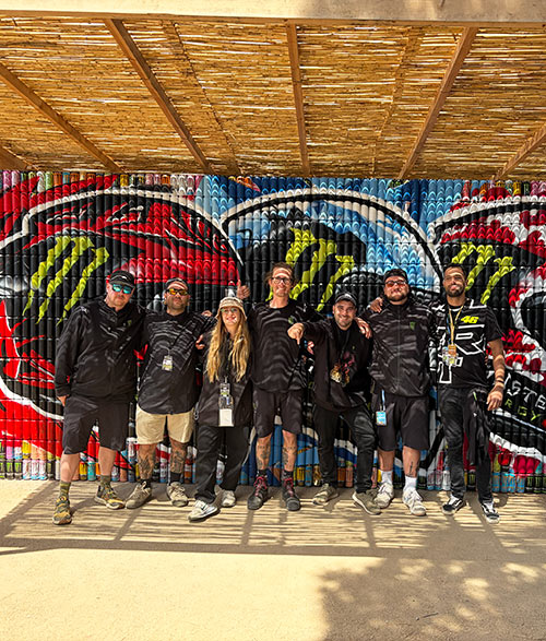graffiti en directo motogp barcelona